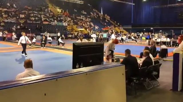 Кузин Андрей Первенство Мира 1 бой 1 раунд