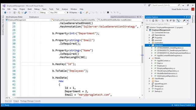 Keeping domain models and database schema in sync in asp net core смотреть онлайн