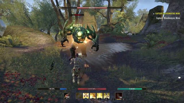 The Elder Scrolls Online: Greenshade World Boss Solo смотреть онлайн