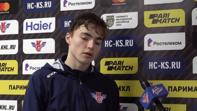 Матвей Петров: После двух шайб расслабились смотреть онлайн