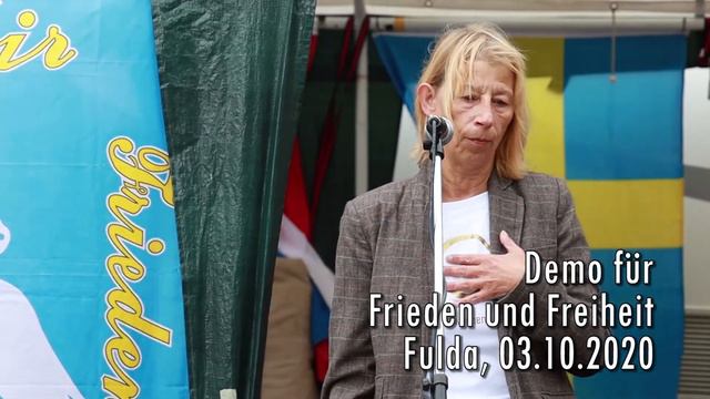 Demo Frieden und Freiheit Fulda/ 03.10.20/ Ohne Merkels Maulkorb- „Diskriminierung 2020 ganz normal смотреть онлайн
