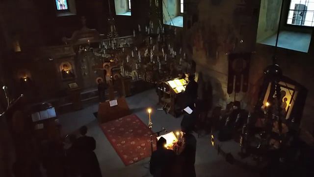 Канон на Утрені у Лазареву суботу смотреть онлайн