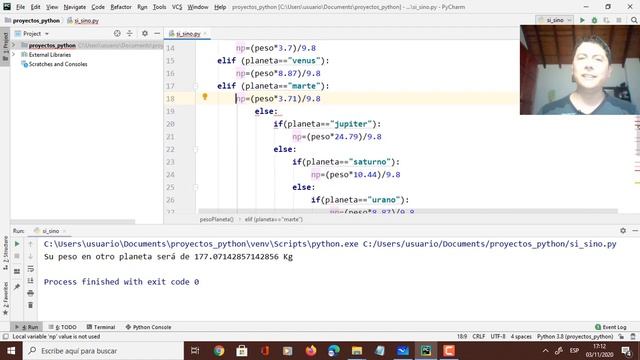 Estructura elif en Python смотреть онлайн