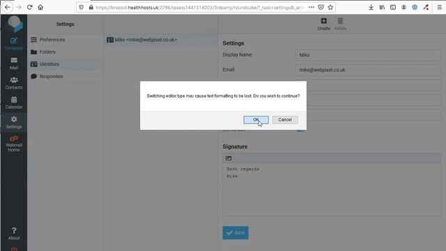 How to add a signature to your cPanel / Roundcube email смотреть онлайн