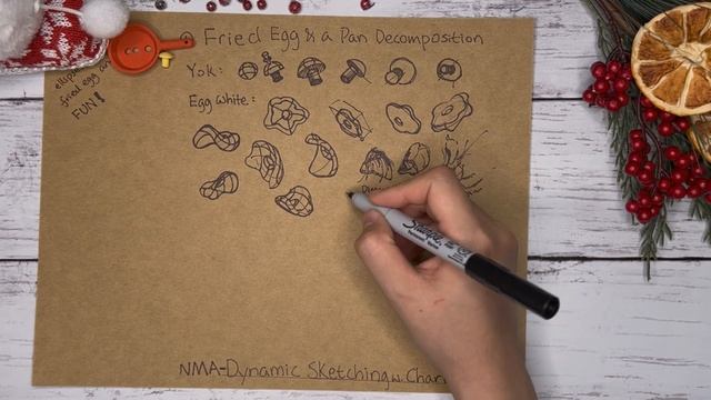 Draw Ellipses and Organic Forms - Dynamic Sketching Page 9 (ft My Cat Purr and fire Ambience) смотреть онлайн