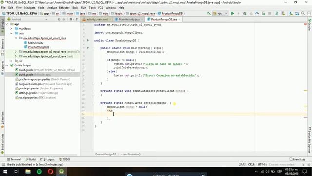 TPDM U2 NoSQL | Conectar Android con MongoDB смотреть онлайн