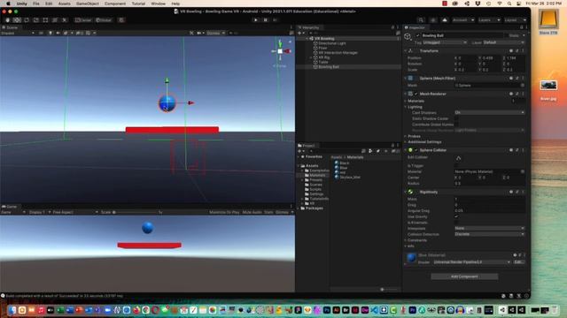 Create your first Oculus VR Bowling game in Unity 2021 смотреть онлайн