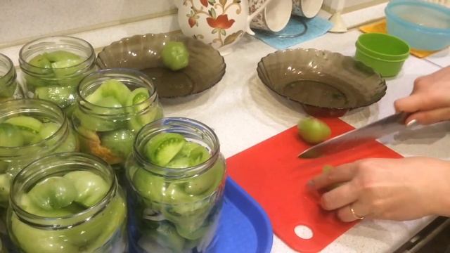 Салат из зелёных помидоров | как сделать салат из зелёных помидоров смотреть онлайн