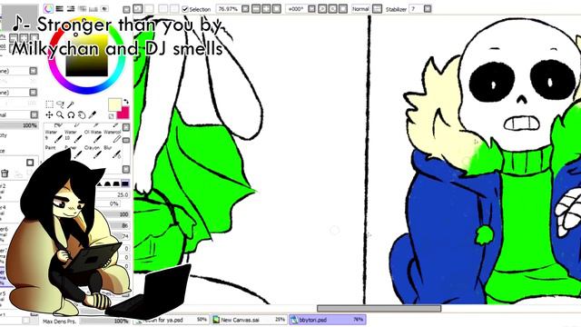 Undertale Comic- LittleTale [Speedpaint] смотреть онлайн