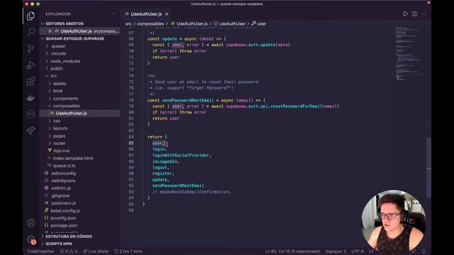 Vue 3 Quasar Supabase - 02 [Correção] Composables смотреть онлайн