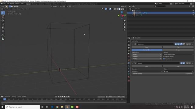Blender Tutorial - Animating Objects Gradually Appearing or Disappearing смотреть онлайн