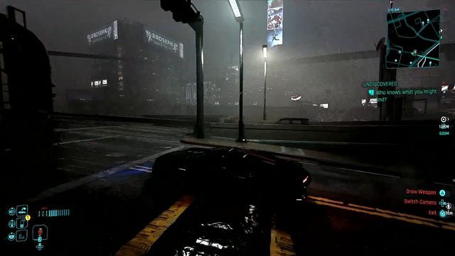 Cyberpunk 2077: Riding Around in the Rain with Mods смотреть онлайн