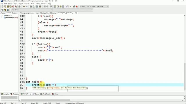 Hang Man Game In C++ For Biggner (part 1) смотреть онлайн