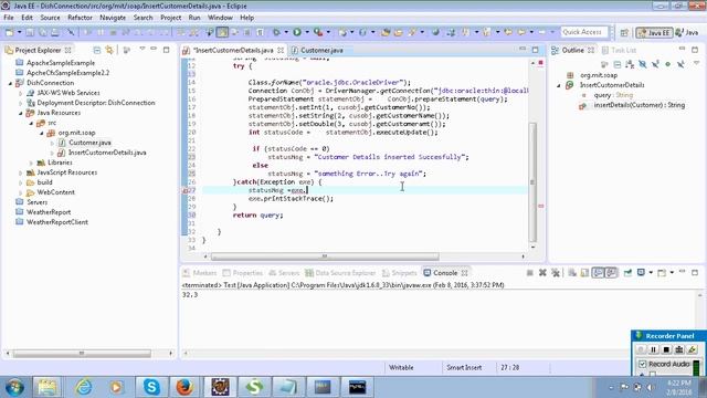 Axis2 Example in Soap(Web Services) in Eclipse Detailed смотреть онлайн