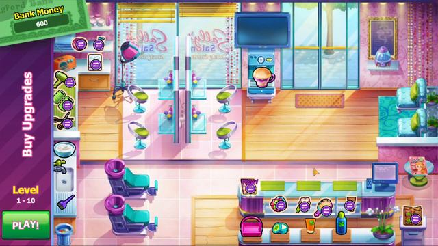 GameHouse Sally's Salon Beauty Secrets Level 10 смотреть онлайн