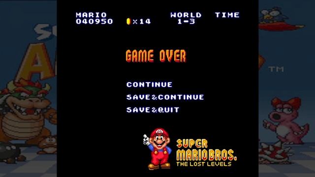 Super Mario All-Stars - Game Over Compilation (SNES) смотреть онлайн