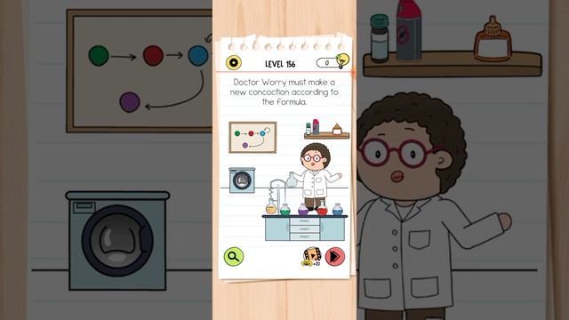 brain test 4 level 156 смотреть онлайн