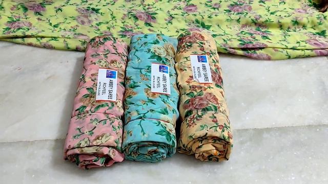 pure Georgette sarees//daily wear sarees//@Venutejaonline смотреть онлайн