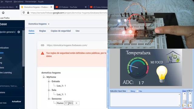 3/3 Firebase y Arduino, Lógica de Integración, Controles IoT [RealTime Database - IOT] смотреть онлайн