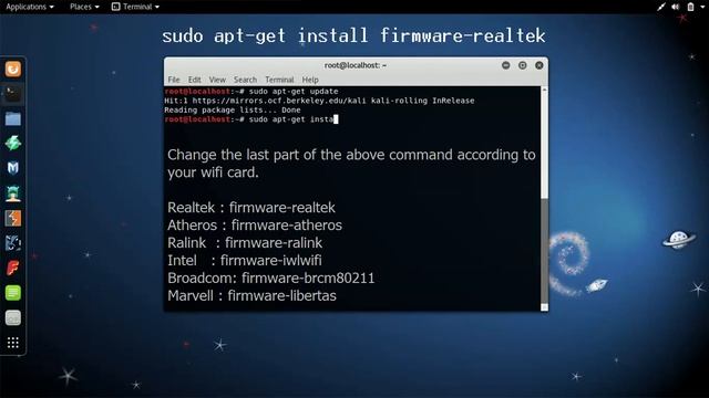 How to fix no WiFi in Ubuntu | Kali linux смотреть онлайн