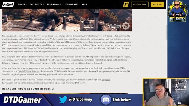 Secret NEW Update Coming to Fallout 76! | Wastelanders 2.0? смотреть онлайн