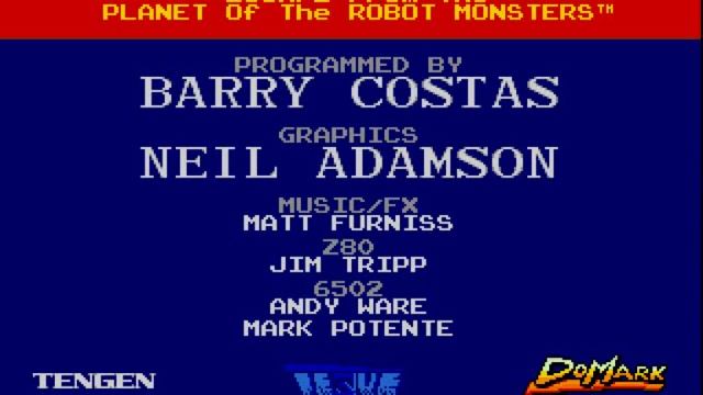 Escape from the Planet of the Robot Monsters - Theme Music Atari ST смотреть онлайн
