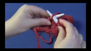 снять петлю нить за работой спицами