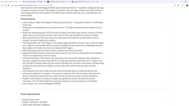 Бюджетная АР15 - Набор №2 - Ругер и Вортех