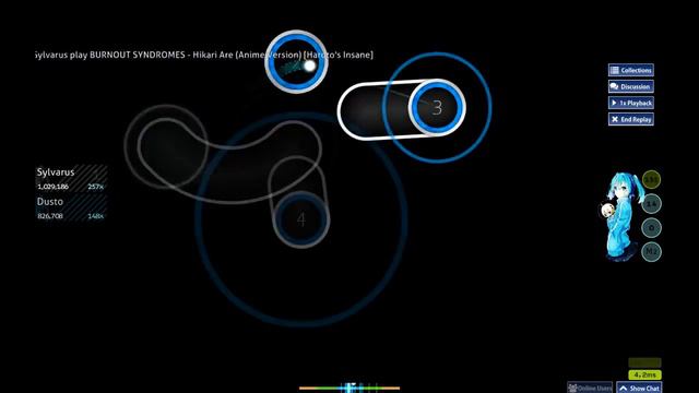 BURNOUT SYNDROMES: Hikari Are [Haruto's Insane] - FC 97,56% смотреть онлайн