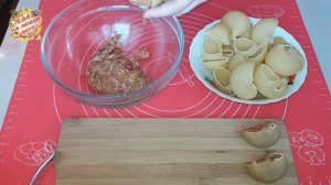ФАРШИРОВАННЫЕ МАКАРОНЫ | Ракушки С ФАРШЕМ и соусом