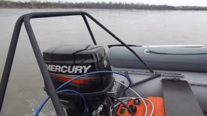 Тест драйв лодки Абакан-430jet и двигателя mercury 50