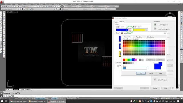 AutoCad Tutorial For Beginners in Hindi Urdu Hatch Tool Part 5 смотреть онлайн