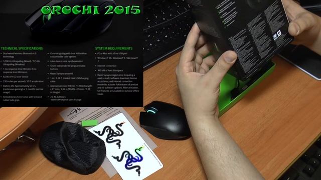 RAZER OROCHI 2015 - Распаковка, первые впечатления. смотреть онлайн
