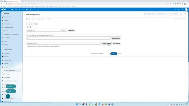 Nextcloud | Аутентификация LDAP ( Active Directory ) в Nextcloud 27 | Debian 12 смотреть онлайн