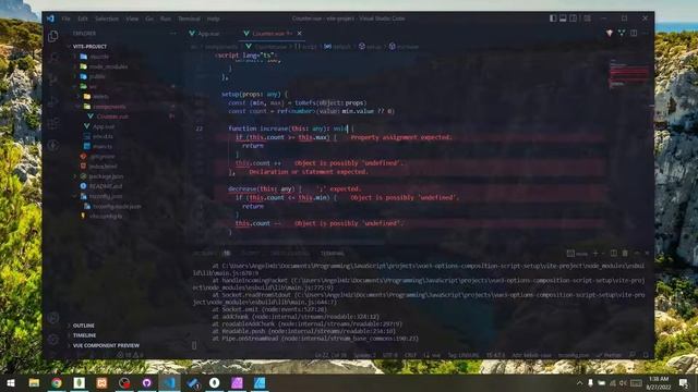 Vue 3 API Comparison: Counter App (Composition API) смотреть онлайн