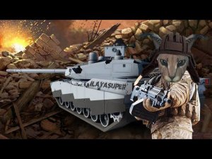 ОБЗОР НА СУПЕР ТАНК ABRAMX В ROBLOX WAR TYCOON!