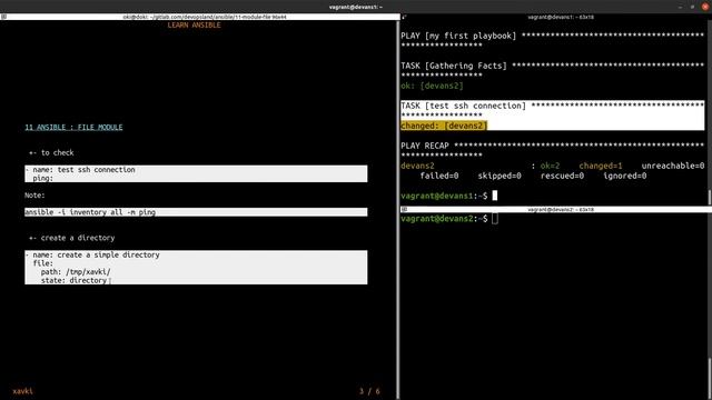 First module, the file module - #ANSIBLE 11 смотреть онлайн
