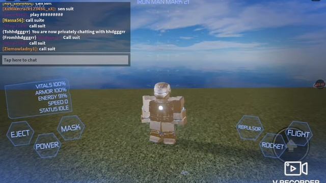 Обучаю в Iron man simulator 2 и показываю коды для музыки в роблокс смотреть онлайн