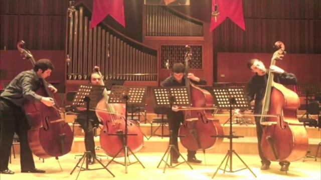 Bernhard ALT-Suite for four doublebasses Part-4 Anatolia Bass Quartet смотреть онлайн