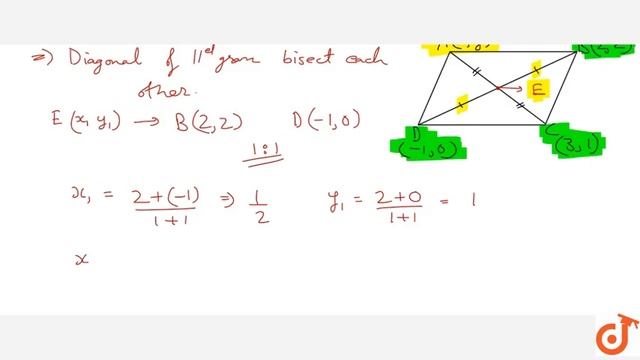 (iv) The three vertices of a parallelogram are taken in order (-1;0); (3;1) and (2;2) respecti смотреть онлайн