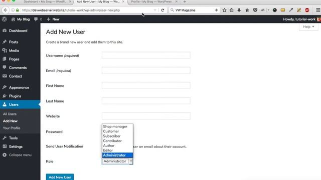 Simple Wordpress Users option | Wordpress Tutorial | Wordpress Basics | Hindi смотреть онлайн