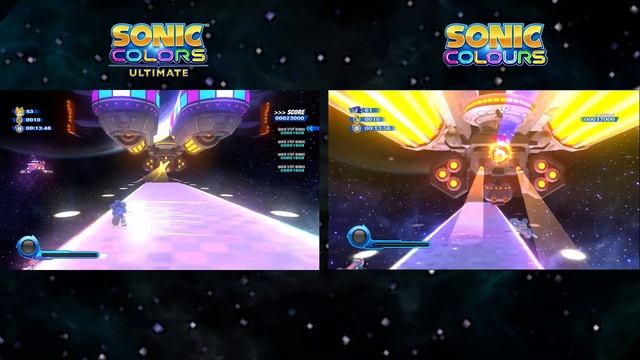 Sonic Colors: Ultimate - Сравнение с оригиналом смотреть онлайн