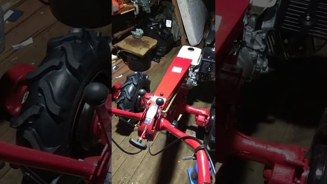 Мотоблок МТЗ Беларус, итог результата смазки тросиков сцепления и газа. смотреть онлайн