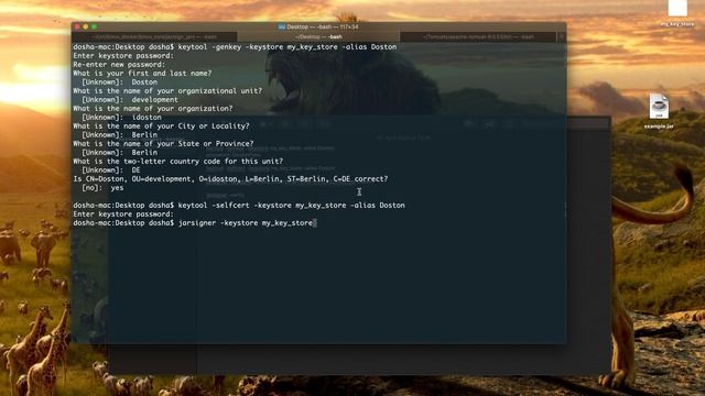 How to sign and verify a jar file смотреть онлайн
