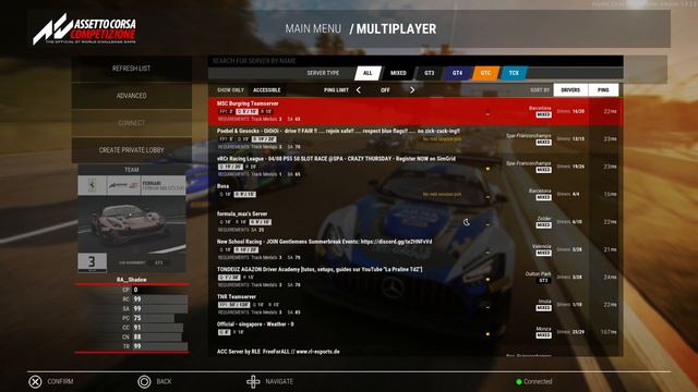 5 reasons you cannot see the server in Assetto Corsa Compeitizione смотреть онлайн
