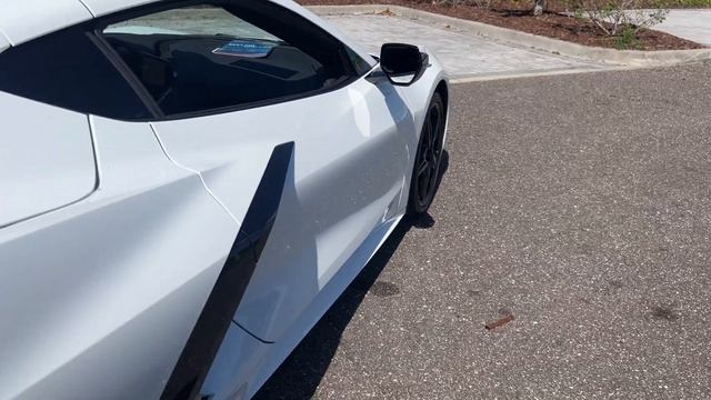 2022 Chevrolet Corvette Stingray 1LT Coupe White смотреть онлайн