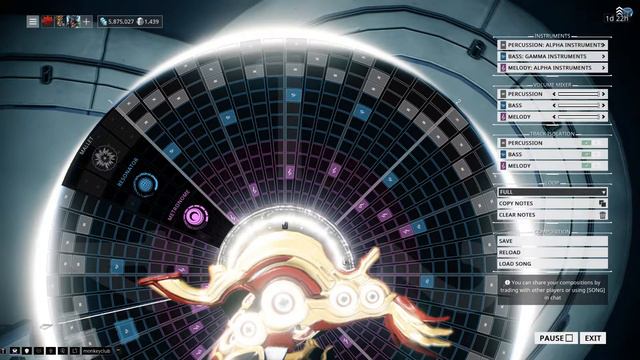 "Enter Rythim Man" Alternative Track - Warframe Mandachord Music смотреть онлайн