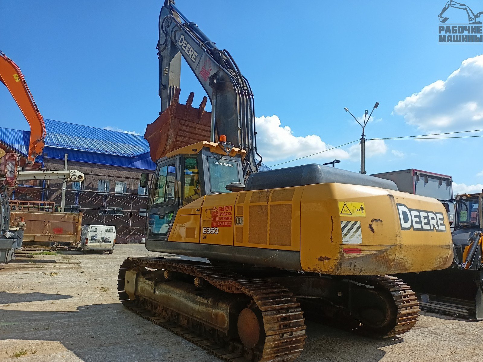 3088.Обзор на экскаватор гусеничный JOHN DEERE E360 смотреть онлайн