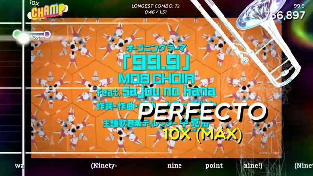 99.9 (Mob Psycho 100 II OP) - Trombone Champ Custom Chart смотреть онлайн