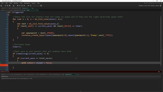 GameMaker Studio 2: Enemy Wave Spawner смотреть онлайн